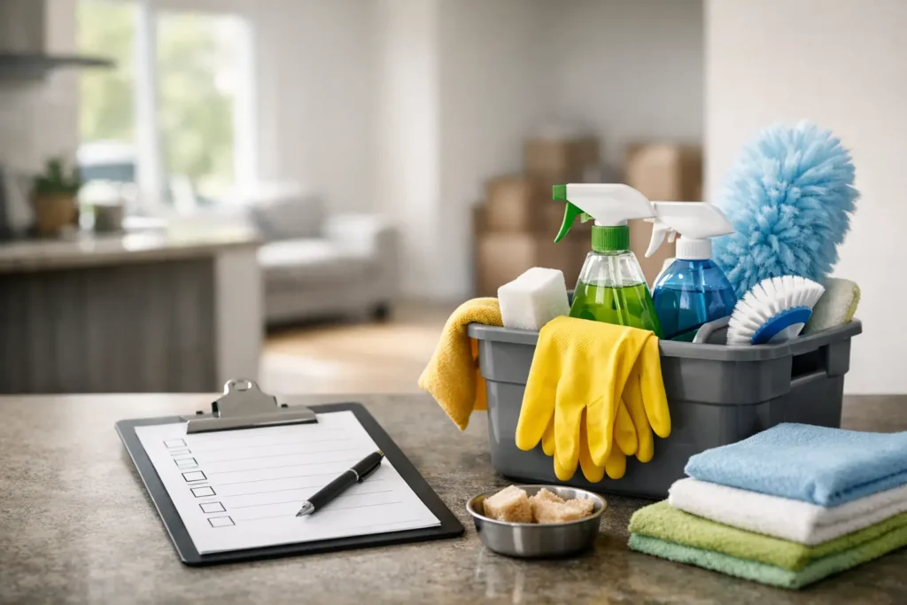 Move In Cleaning Checklist Guide for a Fresh Start